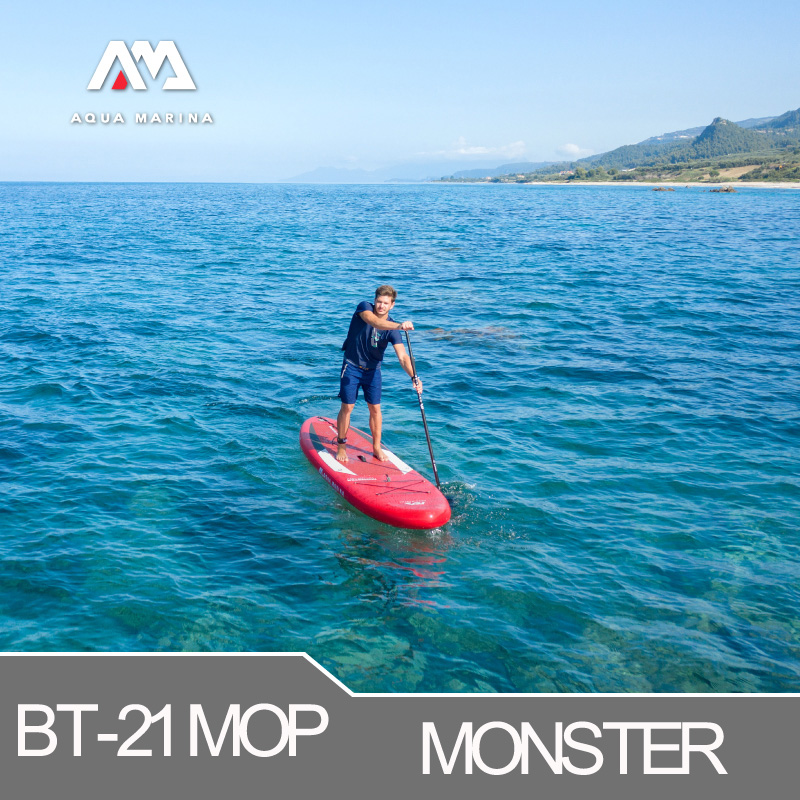 AQUA MARINA NEW SUP 366*84*15 cm, aufblasbares Surfbrett, Stehpaddelbrett, MONSTER, Surf- und Wassersportbrett, Boot, Beiboot, Floß